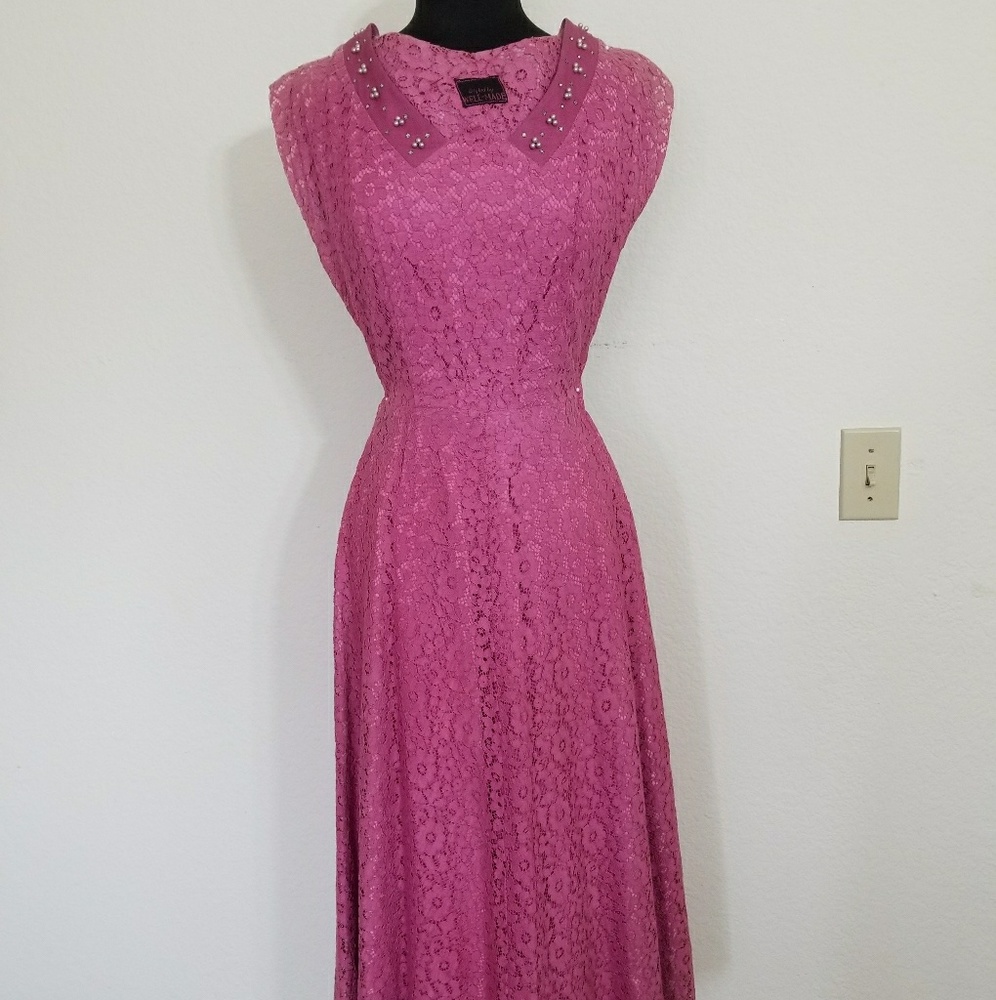 Vintage 1940s 1940's 40s 40's dress